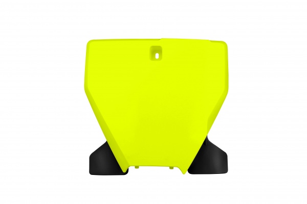 Front Number Plate neon yellow for Husqvarna TC 250 - TC 125 - FC 250 - FC 350 - FC 450 - TX 300 - FX 350 - FX 450